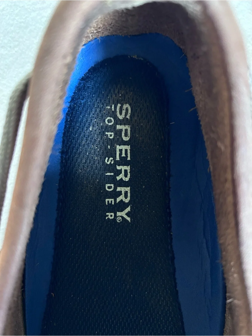 Sperry Top-Sider Men’s Brown Leather Boat Shoes Size 13M